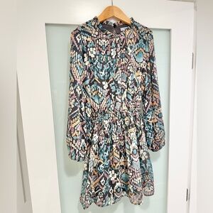 NWOT Mayoral Multicolor Patterned Kids Dress